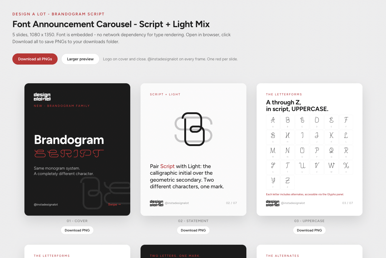 built with claude in 10 days - case study - instagram carousel output